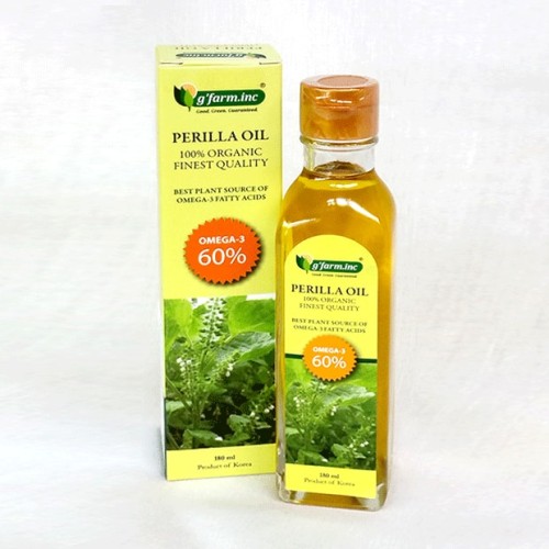Organic Perilla Oil 有机紫苏籽油 180ml (Bundle of 2)
